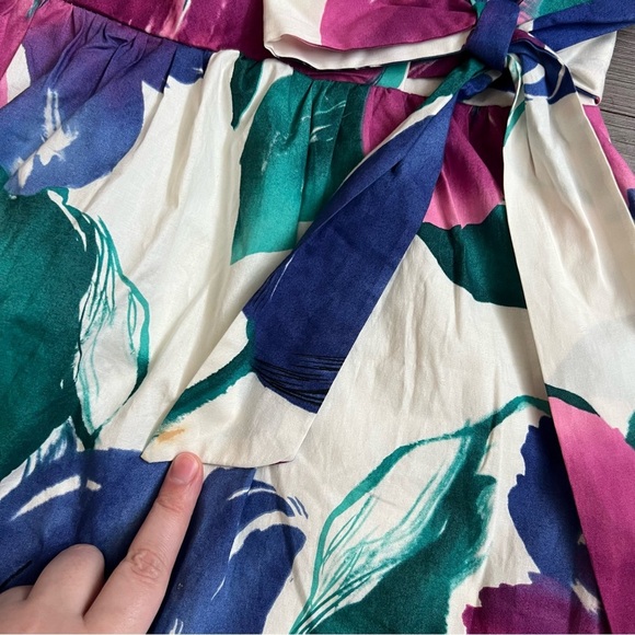 Y2K Delia’s Floral Tulip Print A Line Spring Dress Size 3 - Picture 4 of 7